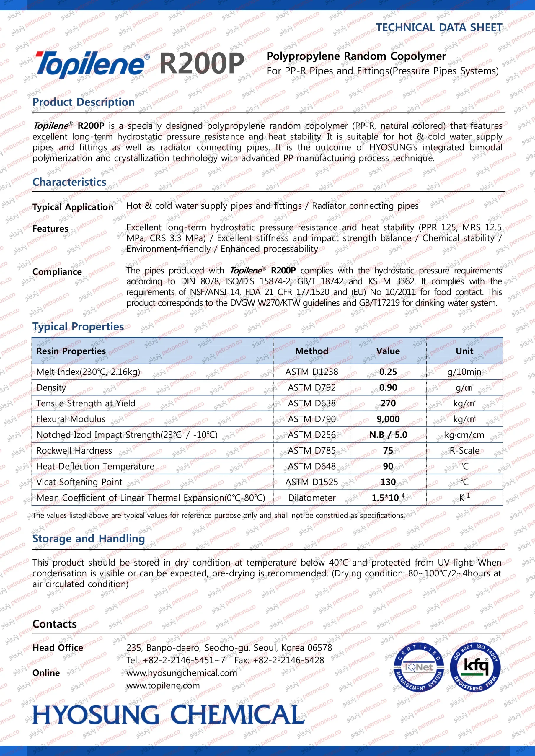 r200 data sheet